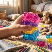 Castle Gummy Blocks — 40-Piece Soft Building Block Set