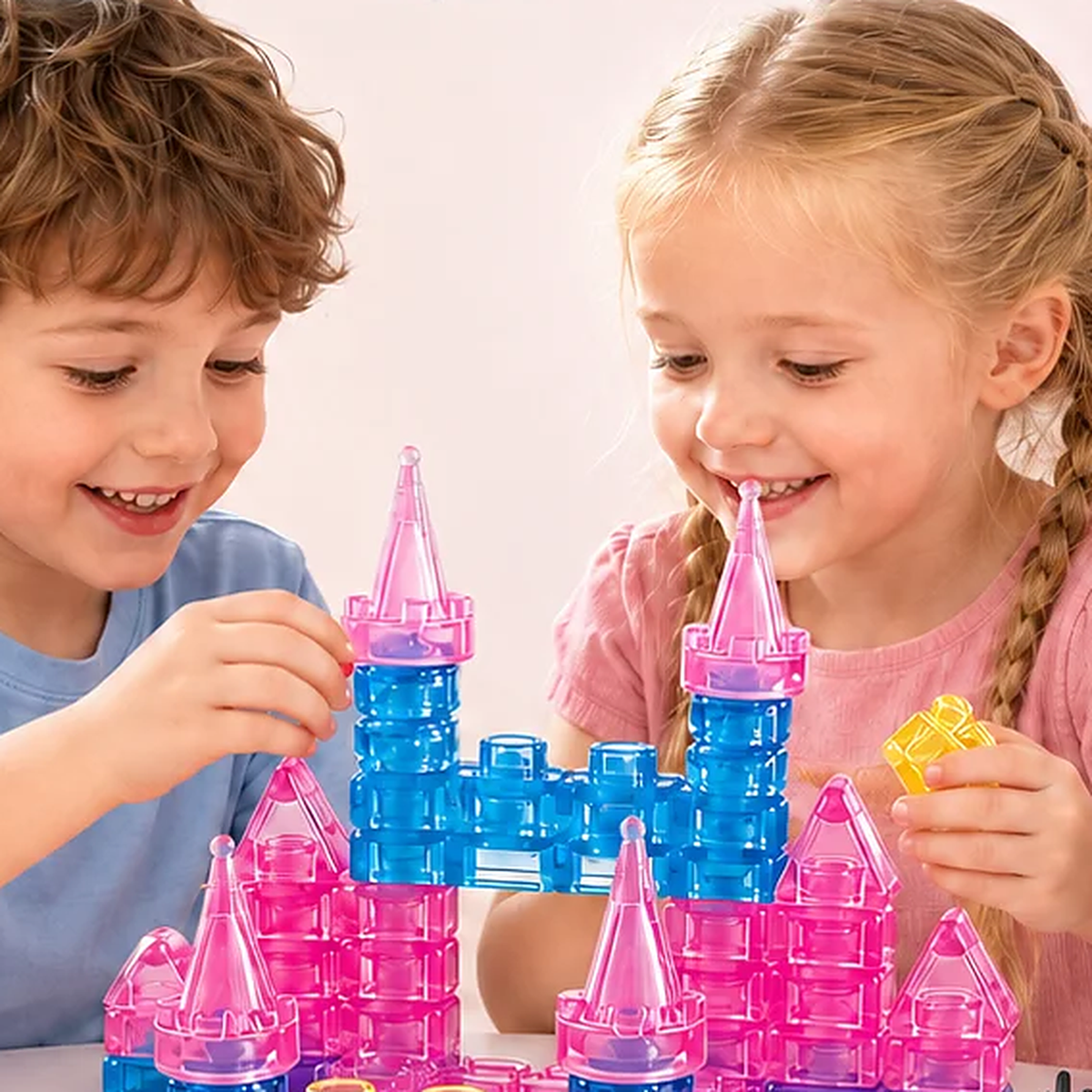 Castle Gummy Blocks — 40-Piece Soft Building Block Set