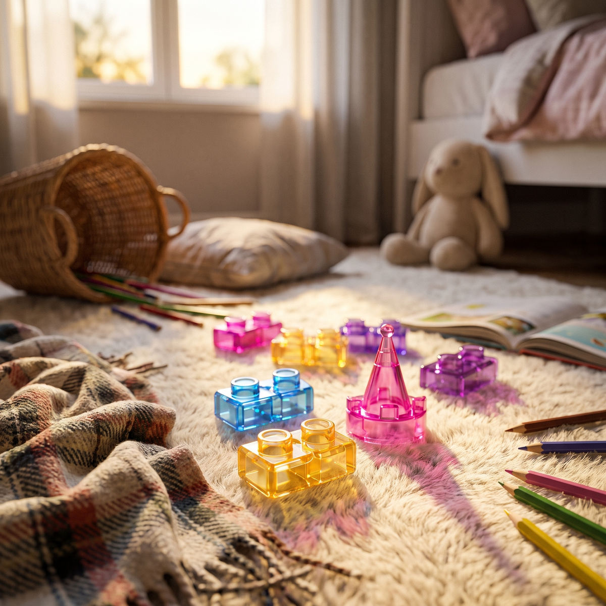Castle Gummy Blocks — 40-Piece Soft Building Block Set