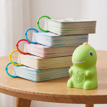 Dinosaur Talking Flash Cards — 148-Card Phonics Reader & Sticker Set
