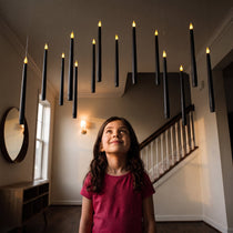 Floating Candles, With Magic Wand Remote, 10 Flameless LED Taper Candles