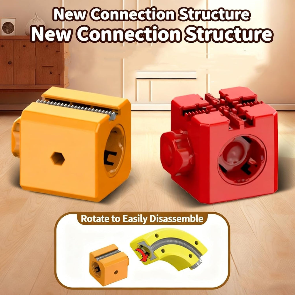 Magnetic Cube Track Train Set — Build-Your-Own Railway for Kids