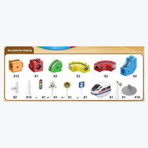 Magnetic Cube Track Train Set — Build-Your-Own Railway for Kids