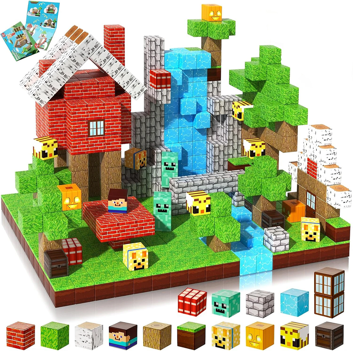 Magnetic Pixel Blocks — 100-Piece Set Main image