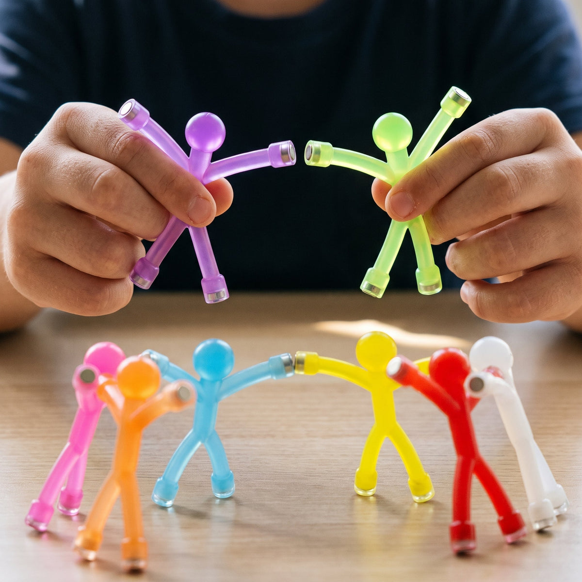 Magnetic Stick Figures — Bendy Fidget Toy For Kids