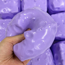 Moldable Cheese Squishy — Non-Rebound Sensory Fidget Toy