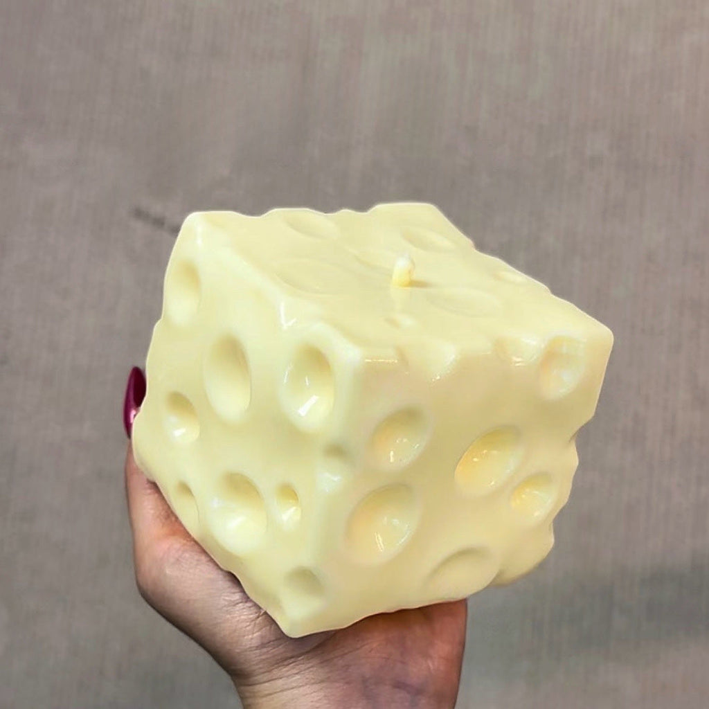 Moldable Cheese Squishy — Non-Rebound Sensory Fidget Toy