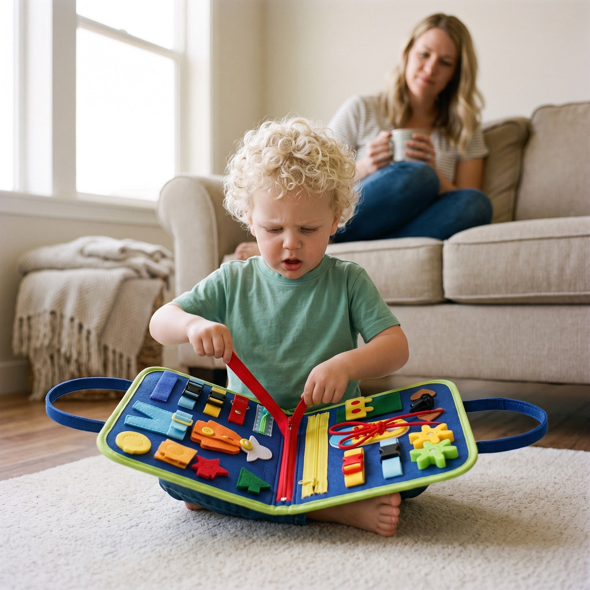 Montessori Busy Board — Felt Activity Book for Toddlers Main image
