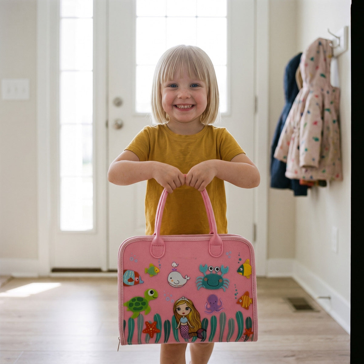 Montessori Busy Board — Felt Activity Book for Toddlers
