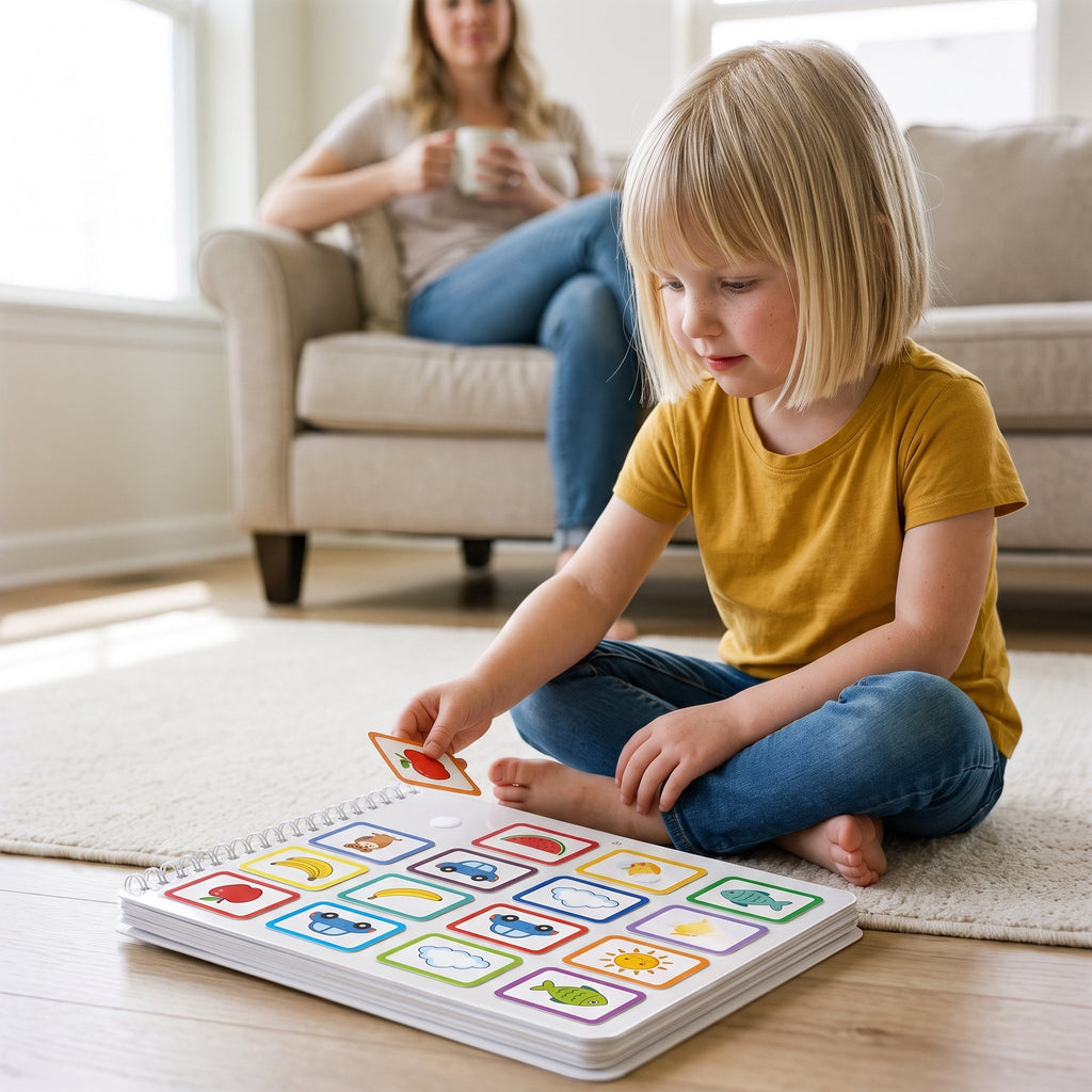 Preschool Busy Book, 30 Montessori Activities, With Markers