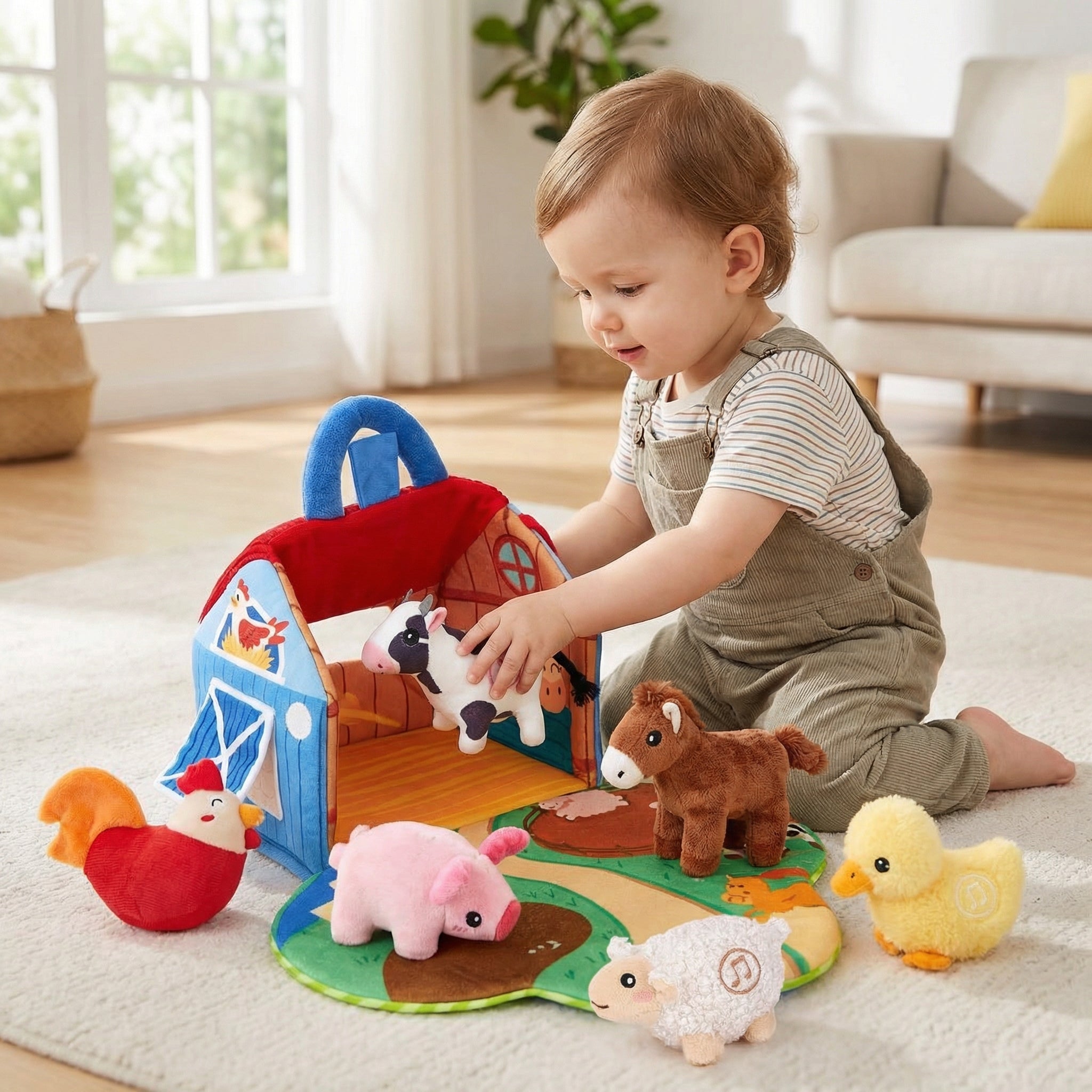 Talking Farm Barn — 6 Plush Animals That Say Their Names Secondary image