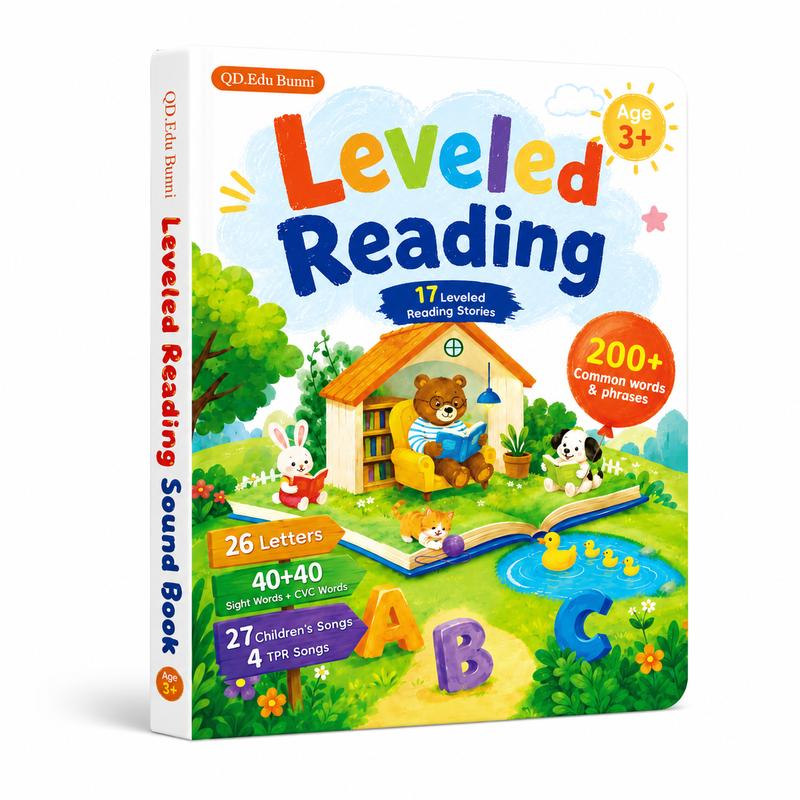 Talking Phonics Book — 17 Stories & 200+ Words for Ages 3+