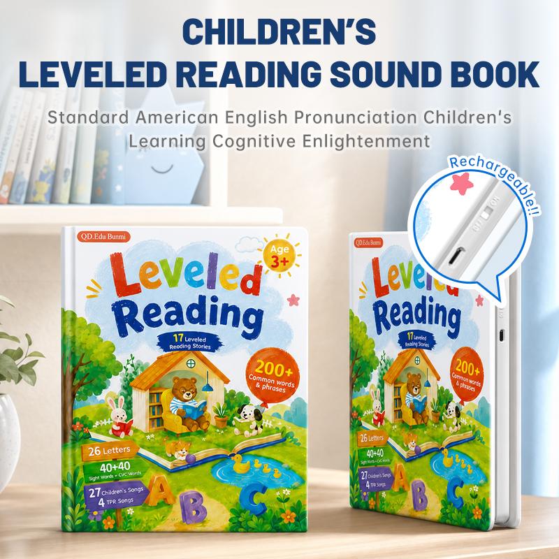 Talking Phonics Book — 17 Stories & 200+ Words for Ages 3+